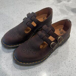 Women's Dr. Martens Crazy Horse 8065 Mary Jane Casual Shoe - 10